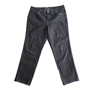 BandolinoBlu Jeans Women's 18W (41Wx29L) Mandie Black Stretch LB2207 YD-SBK